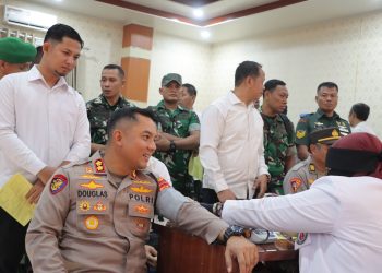 Jelang HUT Bhayangkara ke-79, Polres Maros Gelar Bakti Kesehatan Donor Darah