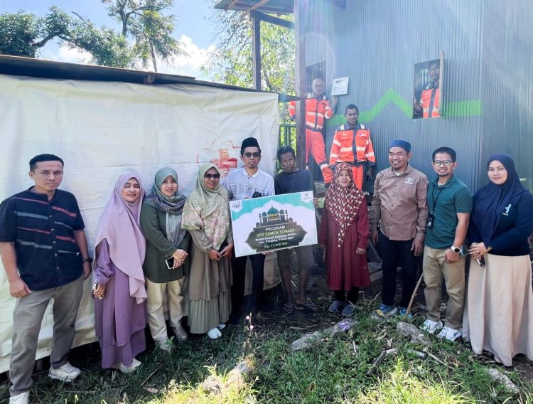 UPZ Semen Tonasa Salurkan Bantuan Bedah Rumah untuk Warga Kurang Mampu di Pangkep