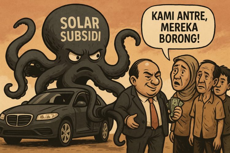 Di Balik SPBU Ada Gudang Mafia Solar