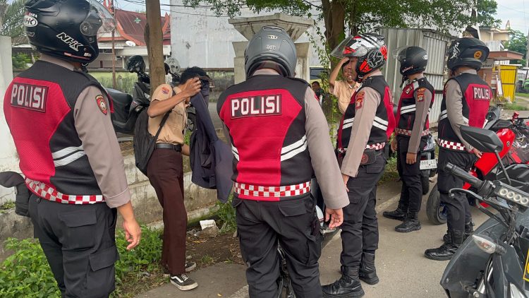 Cegah Kenakalan Remaja, Unit Patroli Perintis Presisi Samapta Polres Gowa Gelar Patroli KRYD