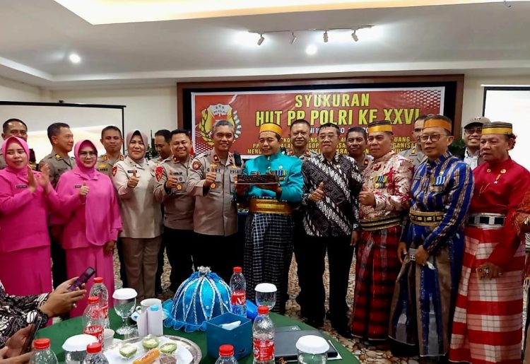 Wakili Kapolres Gowa, Wakapolres Bersama PJU Hadiri Syukuran HUT PP Polri Cabang Gowa
