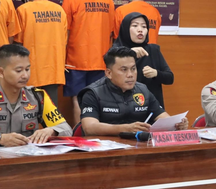 Sat Reskrim Polres Maros Jawab Tudingan Tidak Transparan Tangani Kasus