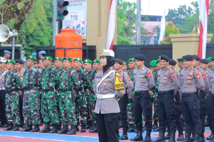 Polres Maros Gelar Apel Gelar Pasukan Operasi Patuh 2025