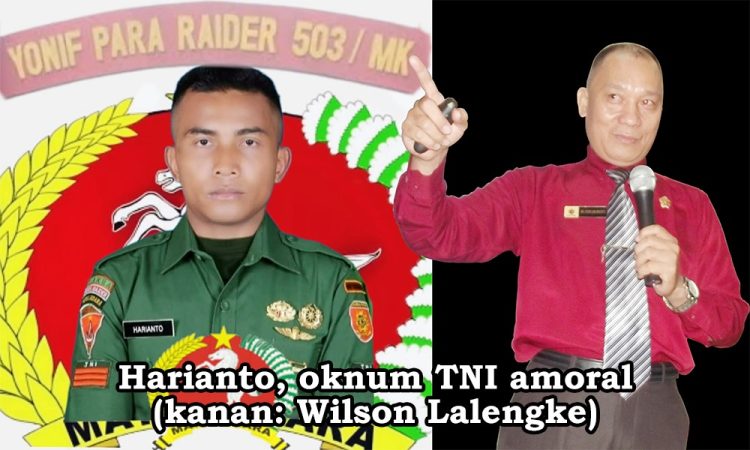 Abaikan Biaya Pendidikan Anak Kandung, Anggota TNI Batalyon 503 Mayangkara, Harianto, Dinilai Tidak Bermoral