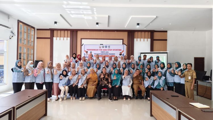 Program Aksi Stop Stunting Sasar 21 Lokus di Pangkep, 21 Tenaga Pendamping Gizi Desa Mulai Bertugas