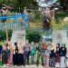 Mahasiswa KKN UIN Alauddin dan Warga Tekolabbua Giat Bakti di Perkuburan Toli-Toli