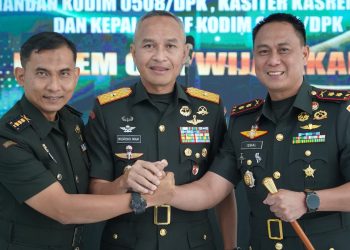 Brigjen TNI Nugroho Imam Santoso Pimpin Sertijab Dandim 0508/Depok dan Kasiter Korem 051/WKT