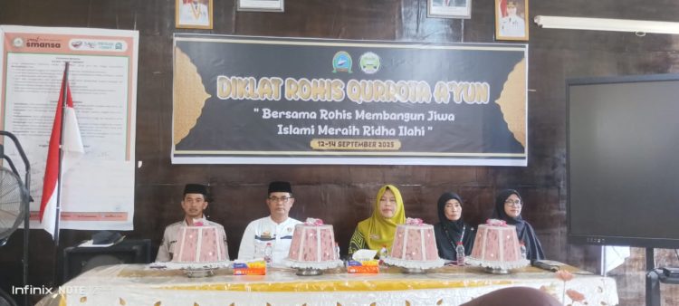 Pembukaan Diklat Rohis Qurrota A’yun, Bersama Rohis Membangun Jiwa Islami Meraih Ridha Ilahi