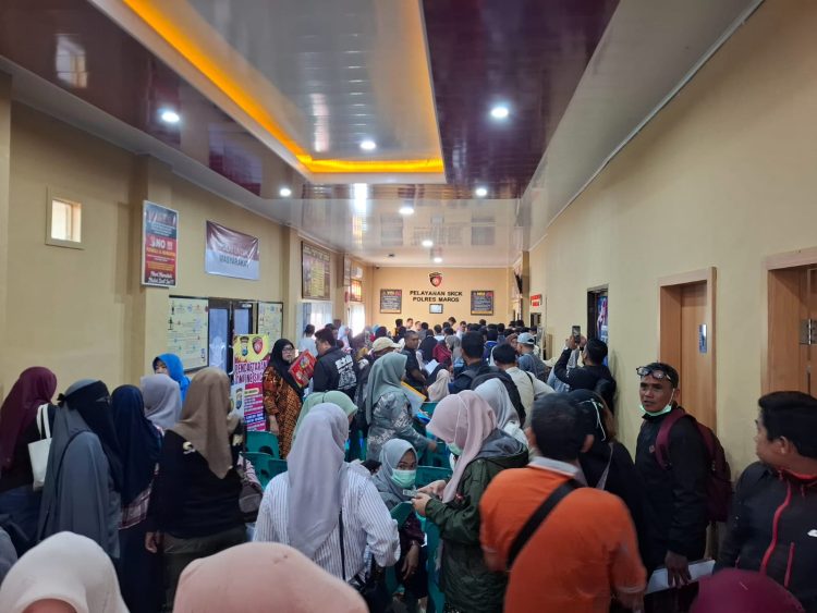 Lonjakan Pemohon SKCK di Maros, Polres Tambah Jam Layanan untuk Dukung Pendaftaran P3K