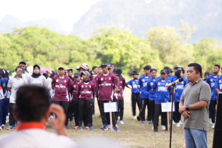 Babak Kualifikasi Porprov Sulsel Cabor Cricket Resmi Bergulir di Lapangan Kriket PT Semen Tonasa
