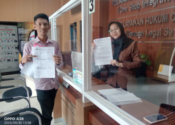 Lidik Pro Maros Laporkan Dugaan Penyimpangan Pekerjaan Paving Blok Dana Desa Purnakarya ke Kejari