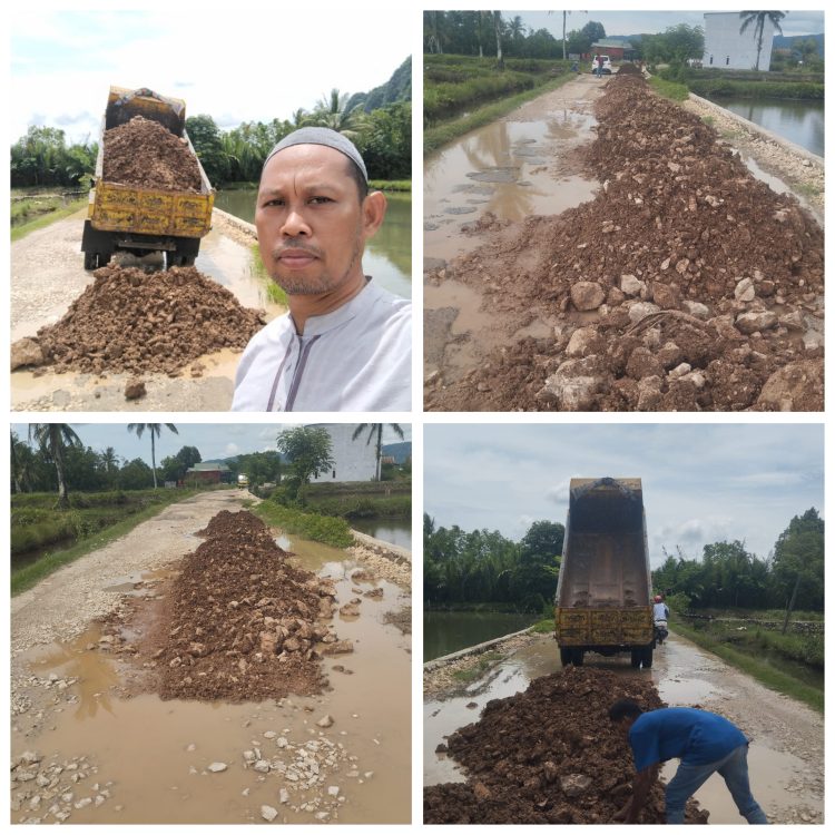 Penanganan Darurat Jalan Rusak di Dusun Mangemba, Pemerintah Desa Minta Perhatian Kabupaten