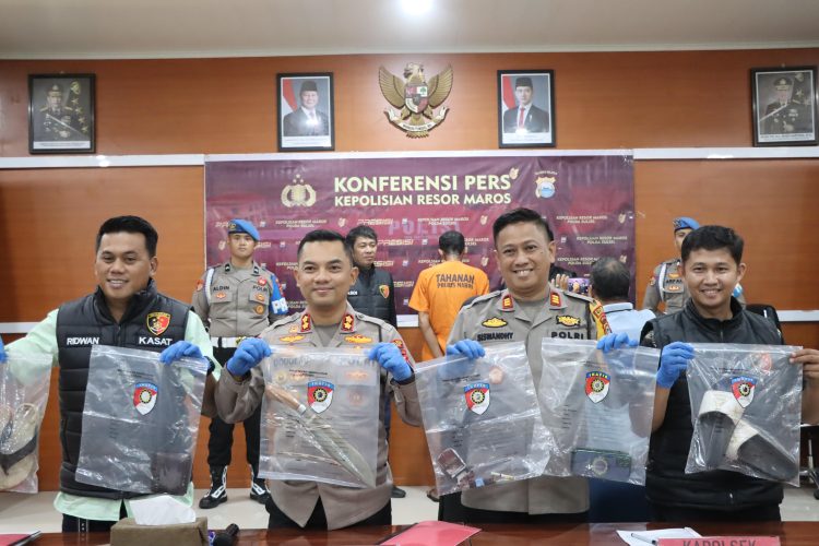Polres Maros Ungkap Motif Asmara di Balik Pembunuhan Wanita di Bantimurung