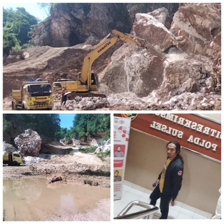 LIN Sulsel Pertegas Tak Gentar Mengawal Dugaan Penambangan Ilegal di Dekat Kawasan Konservasi Taman Nasional 