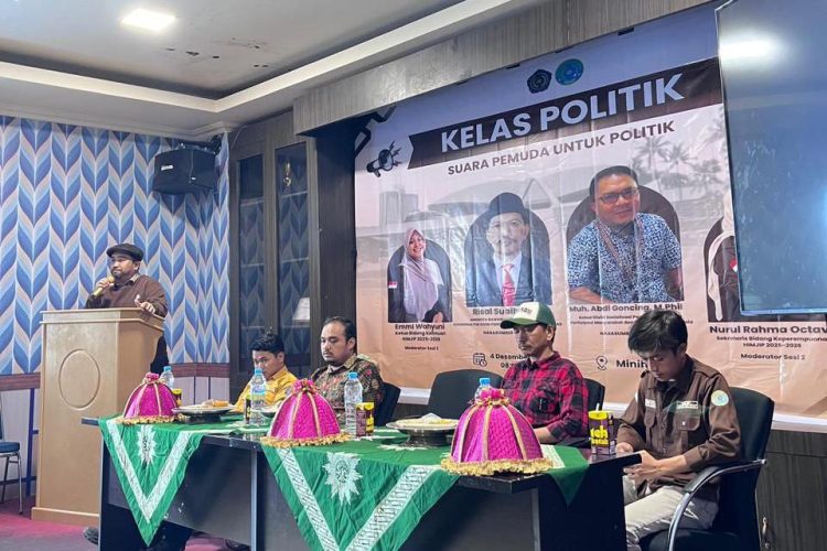 HIMJIP FISIP Unismuh Makassar Gelar Kelas Politik: Suara Pemuda Menggema untuk Demokrasi