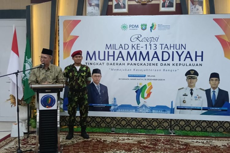 PDM Pangkep Rayakan Milad Muhammadiyah ke-113, Prof Ambo Asse Ingatkan Kelola Bumi Sesuai Petunjuk Allah