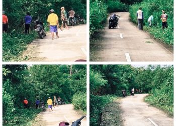 Kepala Desa Bontomatinggi Ajak Warga Gotong Royong Bersihkan Kampung Pakte’nea