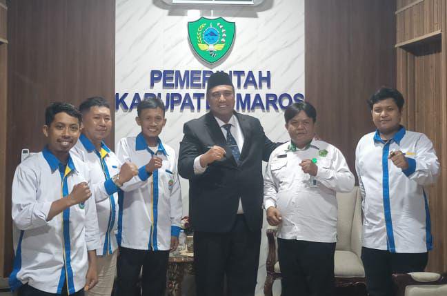 Bupati Maros Terima Audiensi IKA PMII, Dorong Kolaborasi Pembangunan dan Pemberdayaan Pesantren