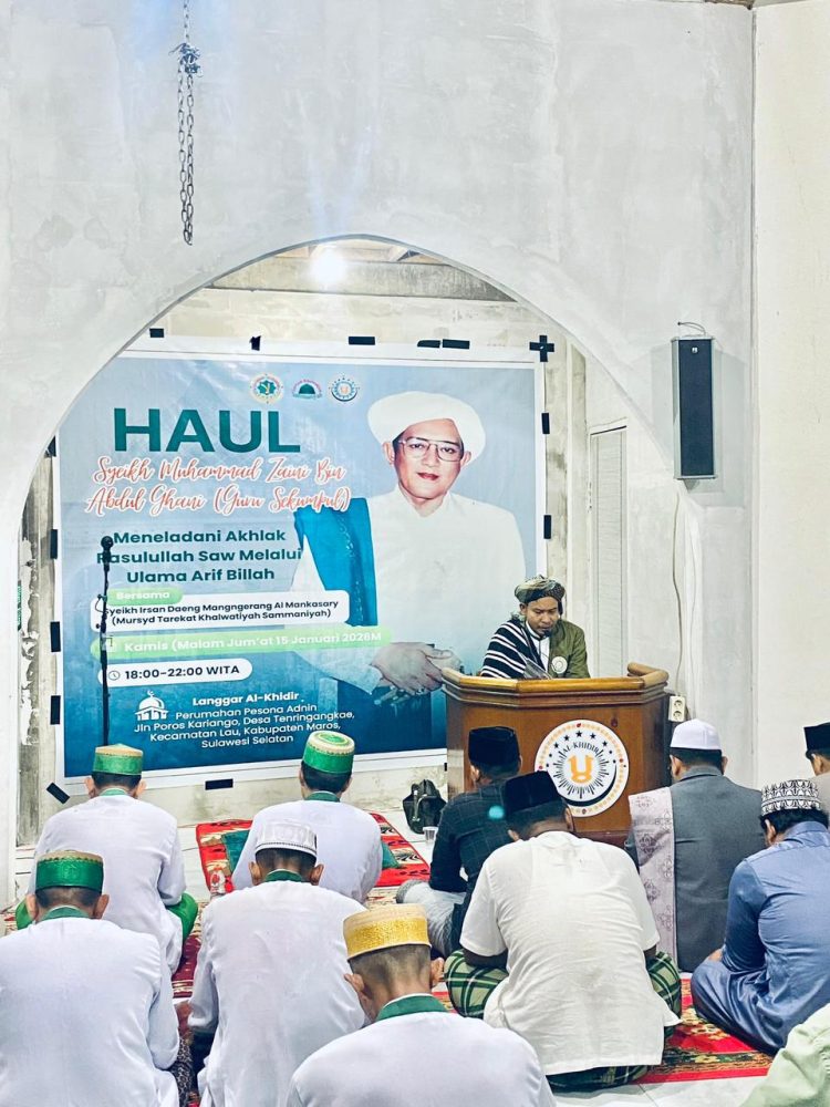 Haul Abah Guru Sekumpul Digelar di Langgar Al-Khidir Maros