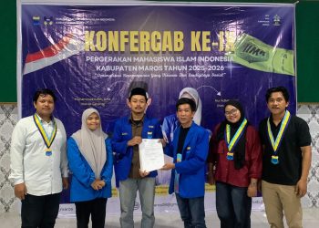Konfercab IX PMII Maros Teguhkan Regenerasi Kader, Alif Al Isra Terpilih Ketua Umum