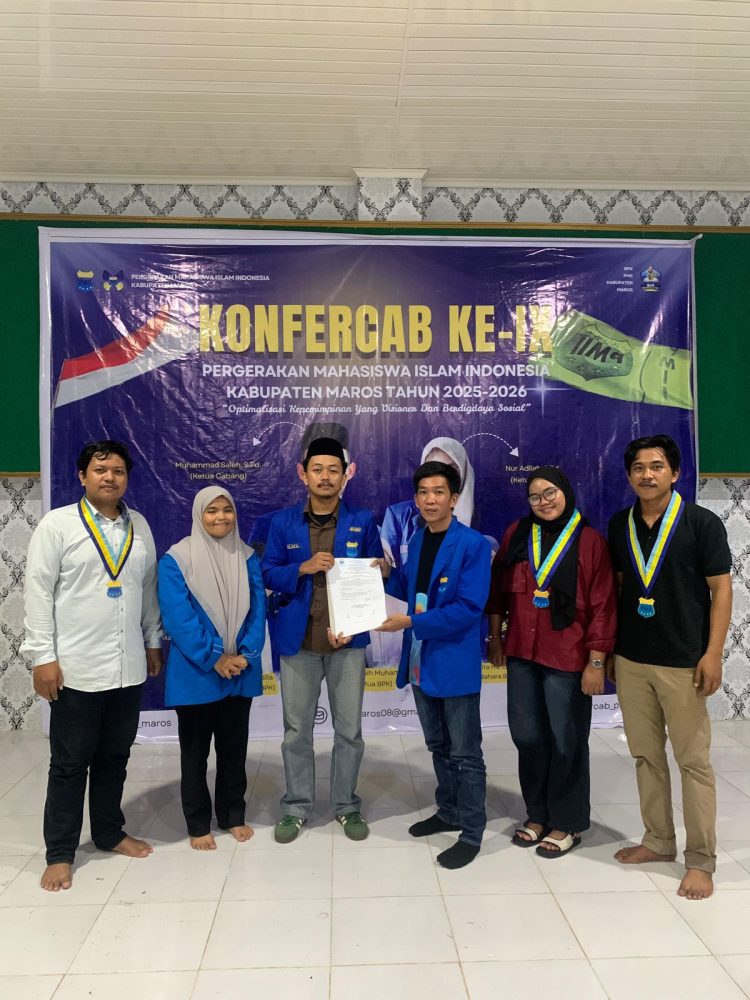 Konfercab IX PMII Maros Teguhkan Regenerasi Kader, Alif Al Isra Terpilih Ketua Umum