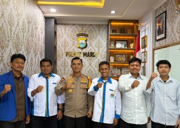 IKA-PMII Maros Audiensi dengan Kapolres, Bahas Rencana Pelantikan dan Program Sahabat Pangan