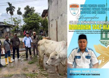 PPWI Aceh Tamiang Rayakan Tradisi Meugang dengan Berbagi untuk Insan Pers