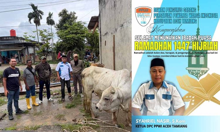 PPWI Aceh Tamiang Rayakan Tradisi Meugang dengan Berbagi untuk Insan Pers