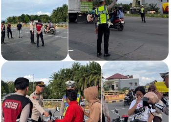 Berikan Rasa Aman Jelang Berbuka, Pamapta Polres Maros Pimpin Patroli Balap Liar