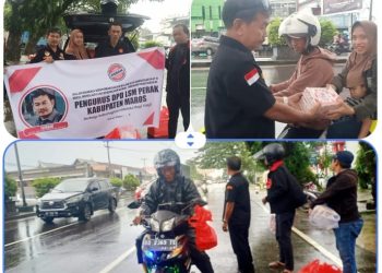 DPD LSM Perak Maros Bagikan Ratusan Takjil, Wujud Kepedulian Sosial di Bulan Ramadan