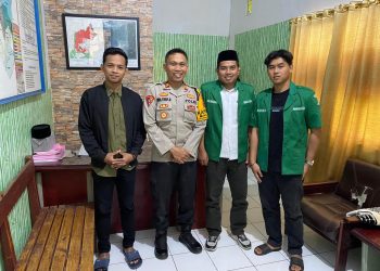 GP Ansor Mallawa Silaturahim dengan Kapolsek, Bahas Penguatan Keamanan dan Nilai Kebangsaan