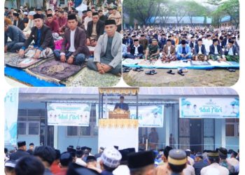 Bupati Yusran Salat Id bersama Masyarakat di Daerah Pegunungan Pangkep