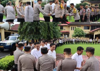Pererat Silaturahmi Usai Idul Fitri, Kapolres Maros Gelar Halal Bihalal Bersama Personel