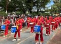 Semarakkan Hardiknas 2026, Marching Band Tapak Suci MTs Muhammadiyah Sibatua Pukau Warga Pangkep