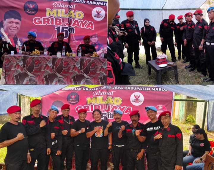 GRIB JAYA Rayakan Milad ke-15, DPC Maros Gelar Peringatan Sederhana Penuh Makna